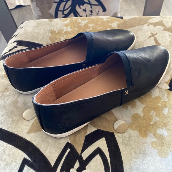 Frye Melanie Slip On, Black Low Profile, Sneaker-Inspired - Picture 8 of 10